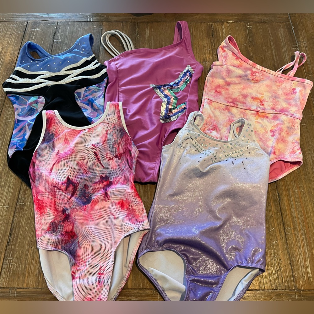 Girls Gymnastics Leotard Bundle